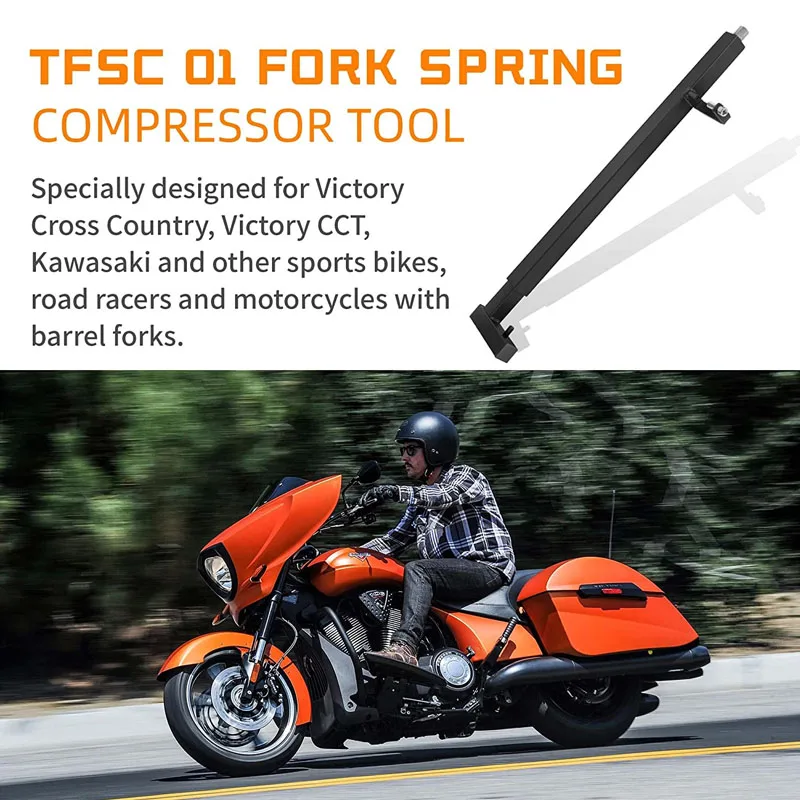 NONY TFSC 01 Fork Spring Compressor Tool for Most Current Sport Bikes and Road Racers Motorcycle  Accessories image 2