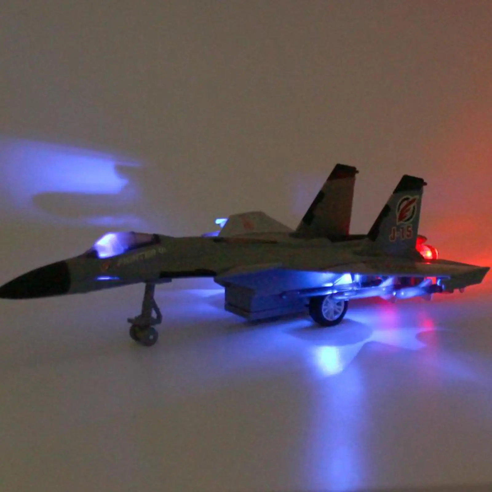 

1:100 Scale China J15 Plane Model Diecast Planes Gray for Kids Adults