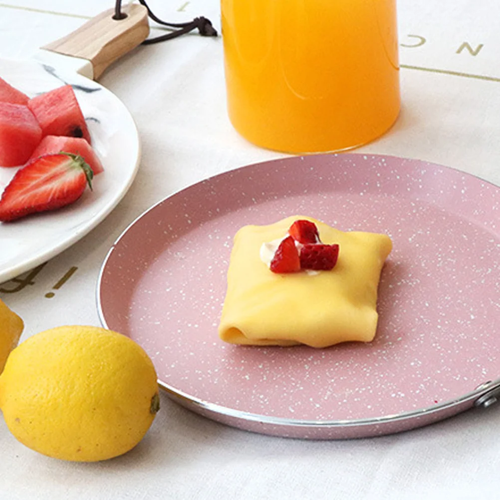 

Сковорода с антипригарным покрытием, 6-дюймовая розовая алюминиевая сковорода для омлета, блинов, сэндвичей, кухонный гаджет, домашний ресторан, инструмент для приготовления пищи