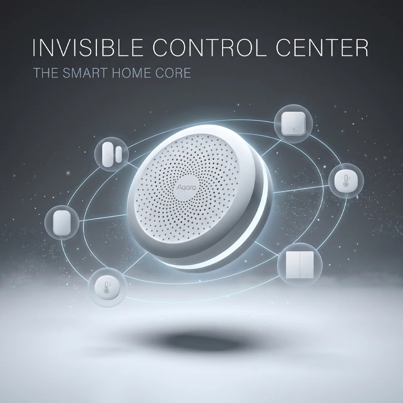 Aqara RGB Smart Hub M1S Gateway Wireless Zigbee 3.0 Wifi with RGB LED Night Light Remote Control For Xiaomi Mijia Homekit APP