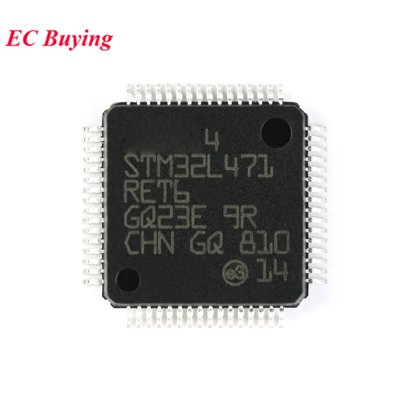 2Pcs/1pc STM32L471RET6 STM32L471 STM32 L471RE L471RET6 LQFP-64 ARM Cortex-M4 32-bit Microcontroller MCU IC Controller Chip