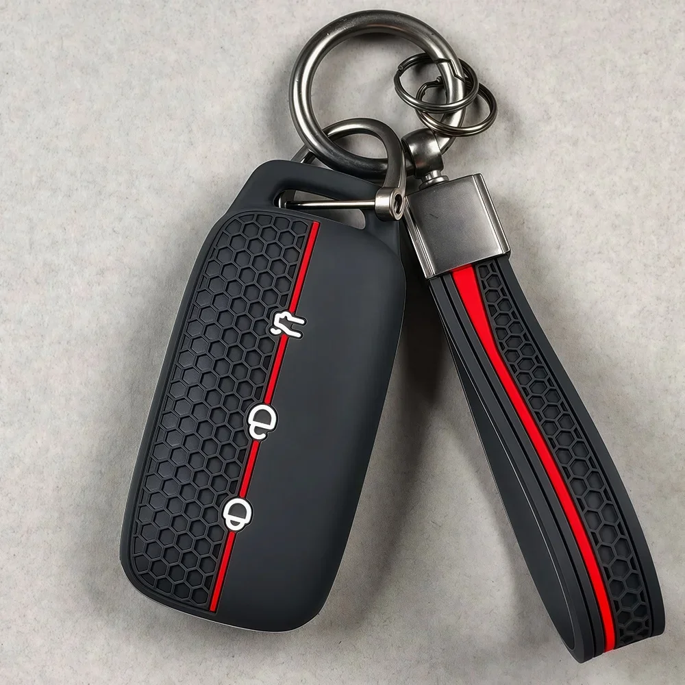 Silicone Car Key Case Cover Shell For Geely EX5 E5 Starray EM-i Galaxy L6 / L7 EX5 EM‑i Galaxy M9 Proton EMas 7 PHEV 2025 2026