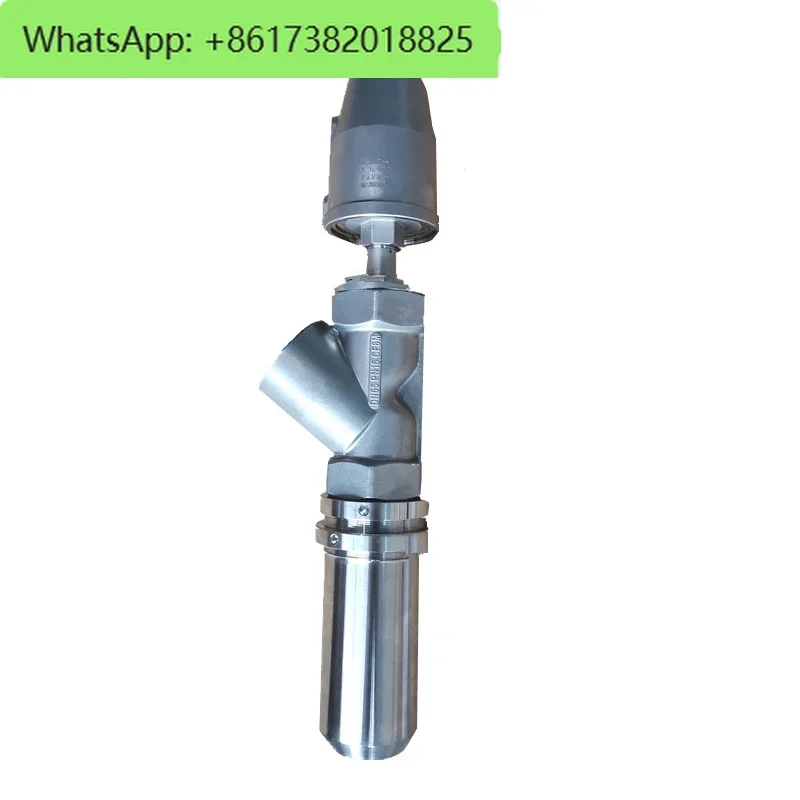 Extended rod anti-drip DN65 large liquid oil stainless steel filling valve