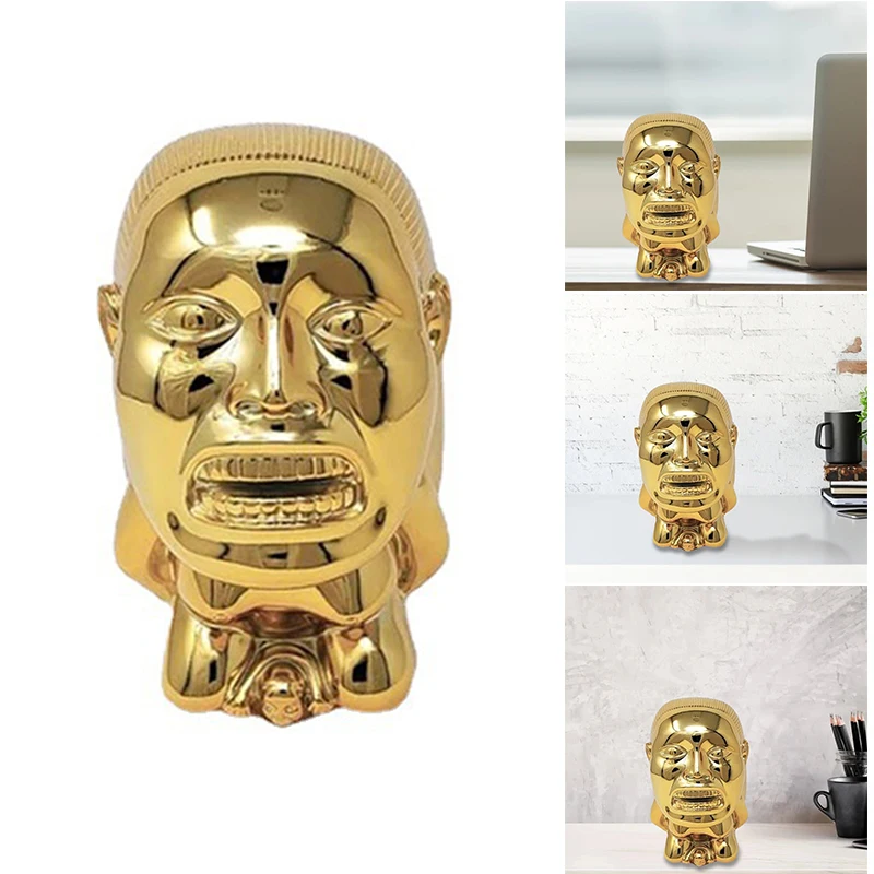 Newest Indiana Jones Golden Icon Decoration Ornaments Suitable for Inner Car Indoor Living Room Bedroom Office