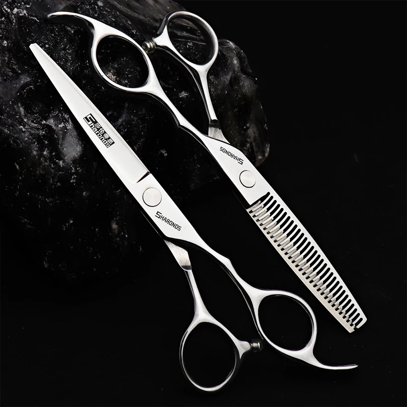 6/6.5 Inch Scissors Japan Professional Hairdressing Scissors Barber Sharp Hair Cutting Shears Thinning Clippers Hair Cutting