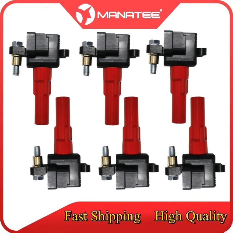 

6 PCS ​Auto Ignition Coil For Subaru B9 Tribeca Legacy Outback 3.0L cid Tribeca 3.6L cid 2008-2009 22433AA411 22433AA441