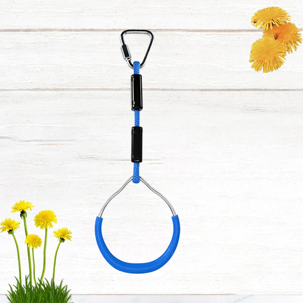 

1Pcs Children Gymnastic Ring Blue Plastic for Bodyweight Exercise Strength Training Outdoor Playground Fitness Equipment