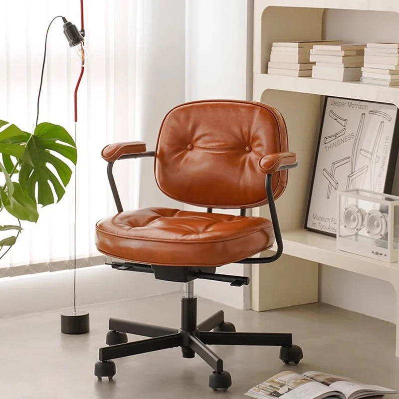 Back Rest Office Chair Nordic Comfortable Ergonomic Rotating Office Chair Computer Swivel Cadeiras De Escritorio Furniture