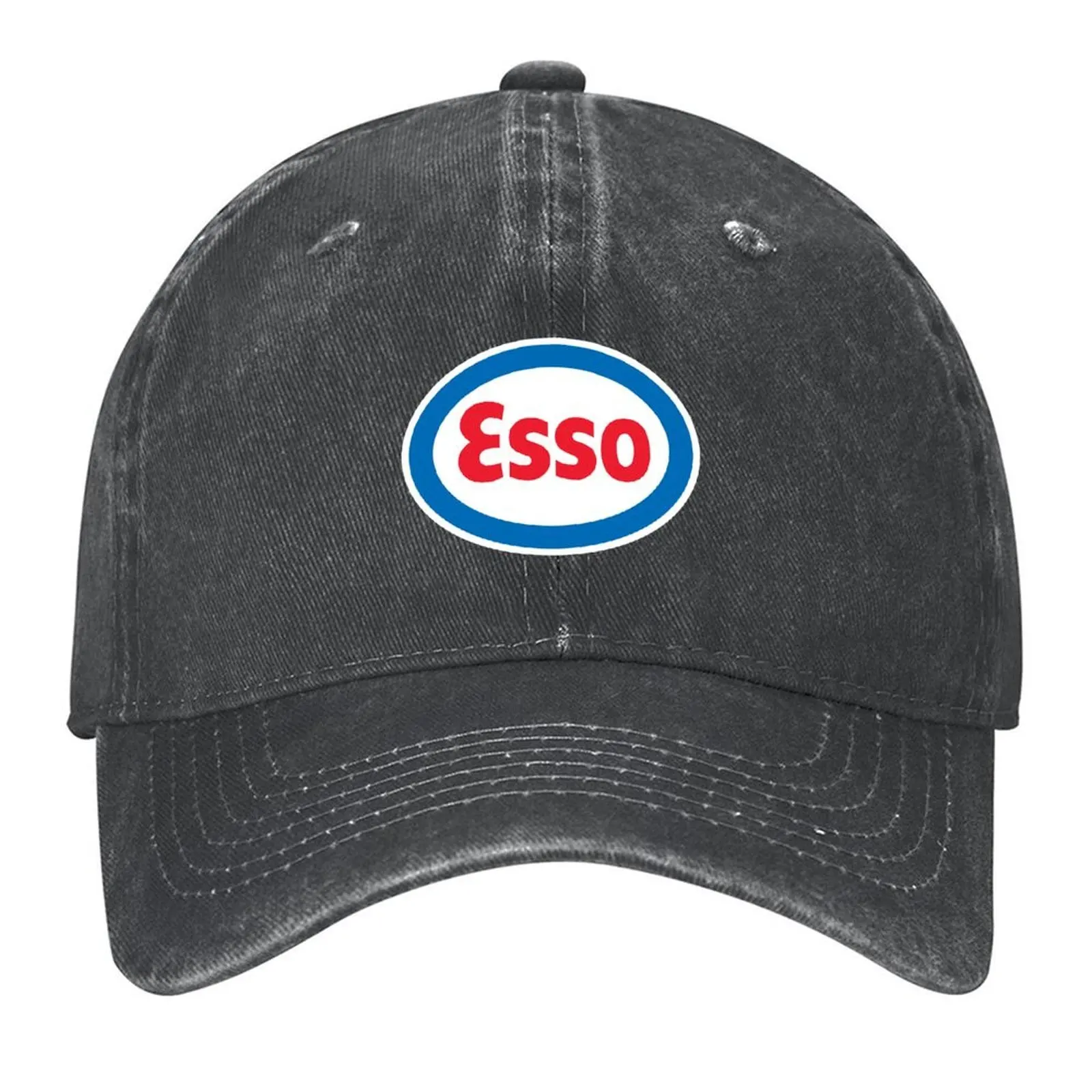

ESSO MOBIL Baseball Cap derby hat Big Size Hat funny hat Sunscreen Caps Male Women's