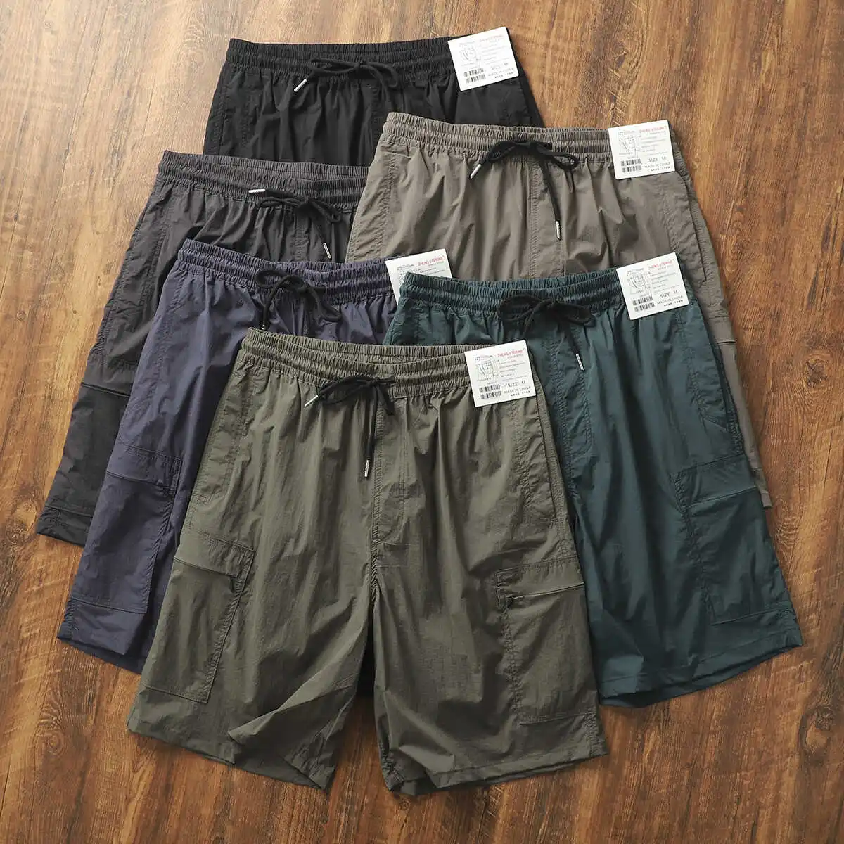 

Men's Summer Outdoor Ultra-Thin Qui-Dry Cool Breathable Casual orts Five-Point Pants Trendy Workwear Straight Leg Jeans