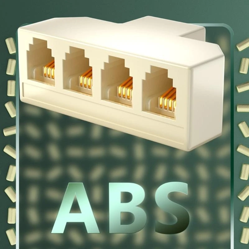 B2EF 4 Way RJ11 Splitter teléfono 6P4C 6P2C RJ-11 Adaptador Conectando múltiples dispositivos