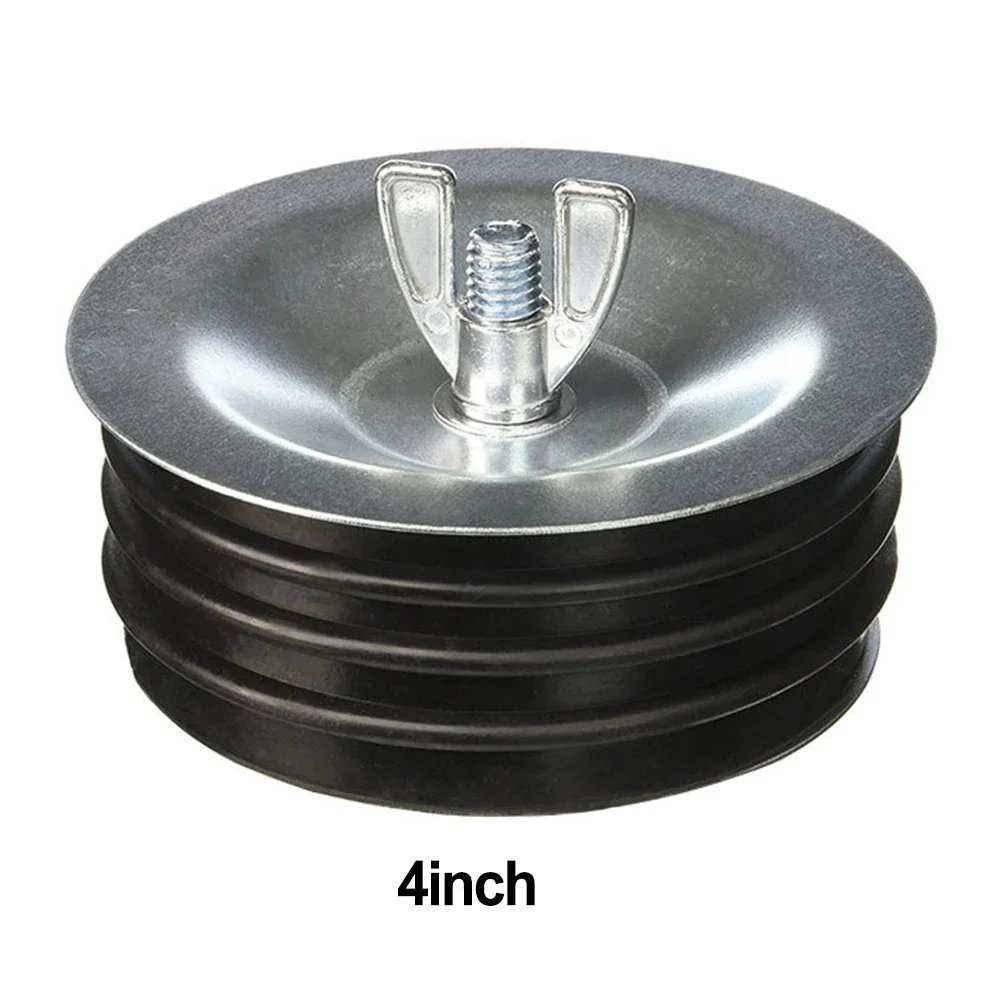 Sealing Ring Metal Water Stop Plug Cleanout Cap Durable Expansion Pipe High Quality Plug Rubber Sewer Home Plumbing