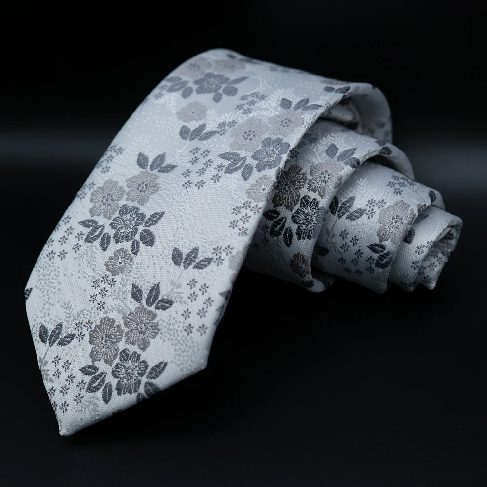 EASTEPIC 8 cm neue modische lila Blumenkrawatte für Herren, Freizeitkleidung, elegantes Accessoire, hochwertige Krawatte, Hochzeit, Party, Blumenblatt – Detail 12