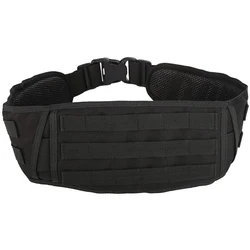 Tactical Waist Belt Molle Padded Patrol Belt EDC Gun Belt Heavy Duty Platform Battle Belt Utility Hunting Accessory