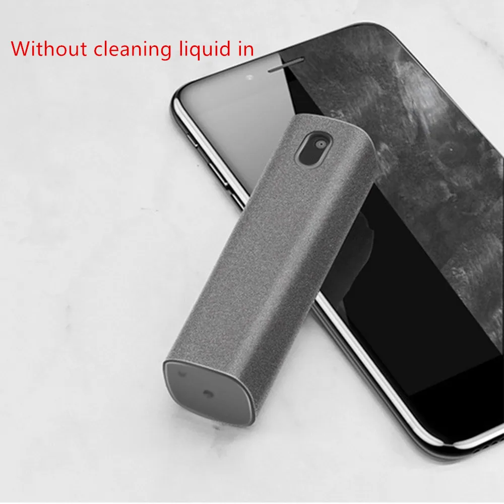 phone clean screens spray Computer Screen Cleaner Spray Dust Removal Microfiber Cloth Cleaning Artifact Without Cleaning Liquid