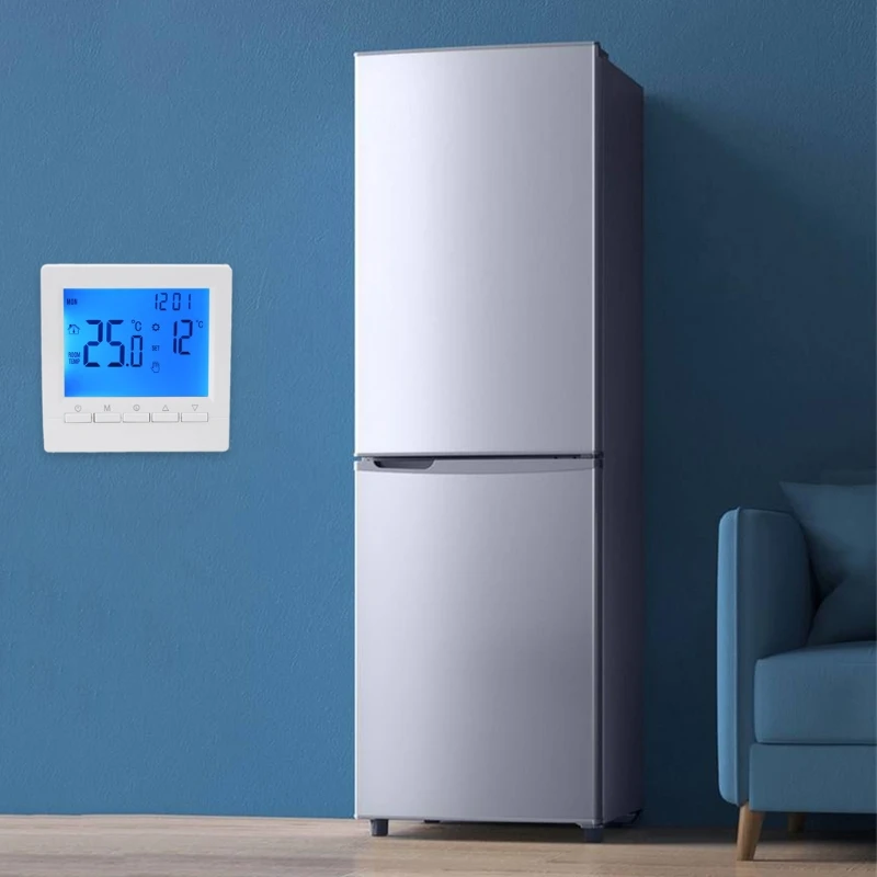 Programmable for Smart Thermostat Digital Display Temperature Control Panel for Gas/Water Boiler/Electric Floor Heating 85AC