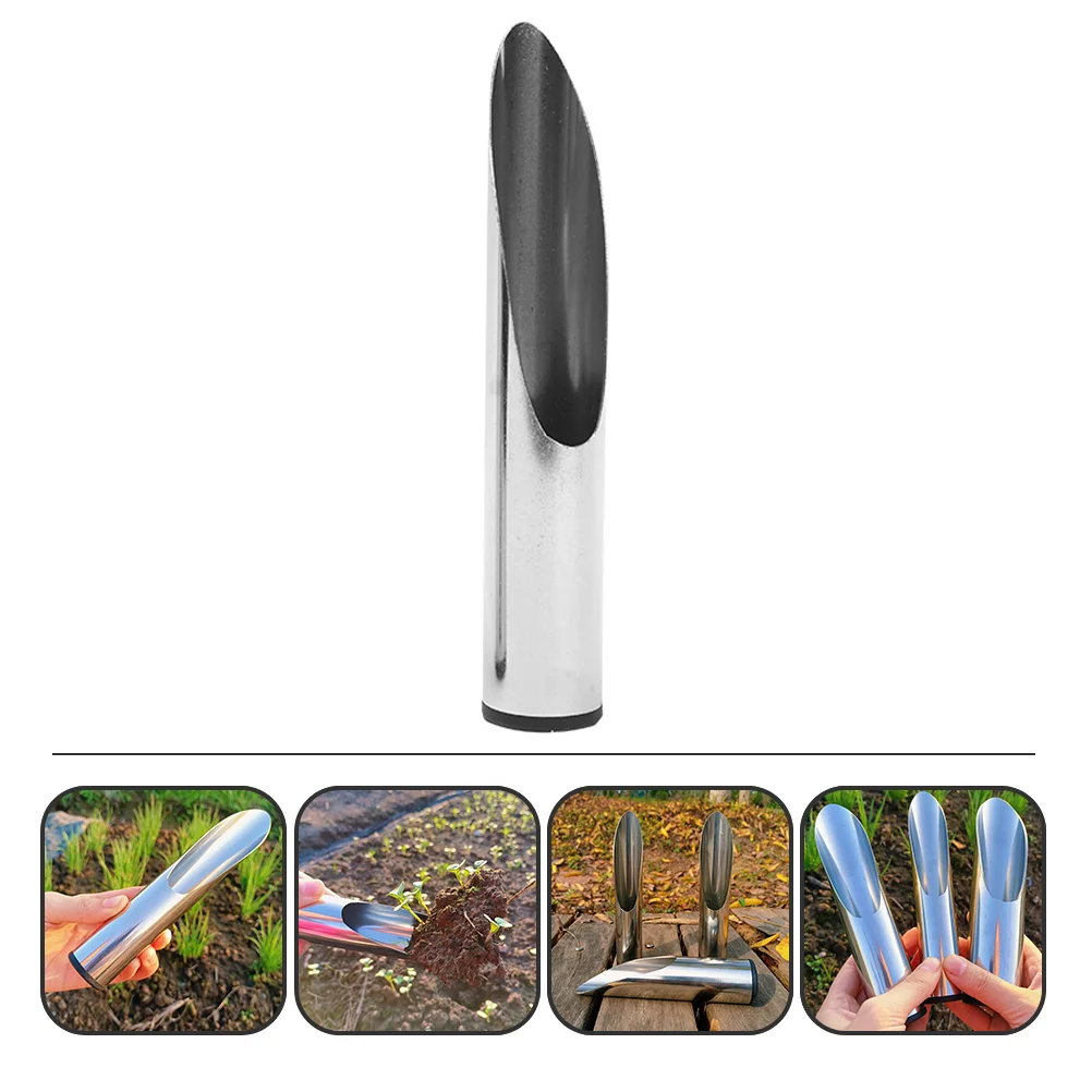 

Collect Garden Bucket Plants Planter Stainless Steel Gardening Soil Scoops
