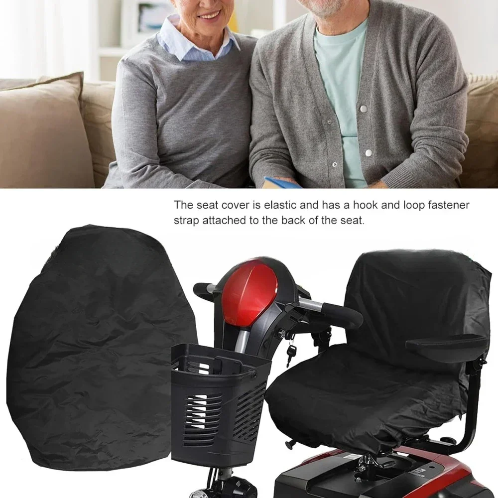 Portátil impermeável Cadeira de rodas Proteção Capa, Assentos Capa de Almofada, Idosos e deficientes Mobilidade Scooter, Dust Proof Rain Covers, Novo