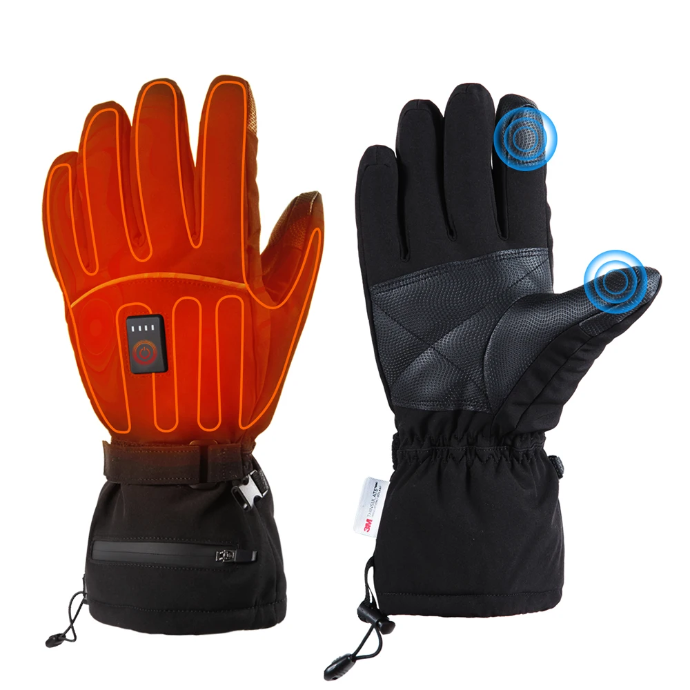 

Factory Spot Retail Wholesale Heating Gloves Rechargeable Battery Powered Hand Warmer for Hunting Fishing Skiing Motorcycle