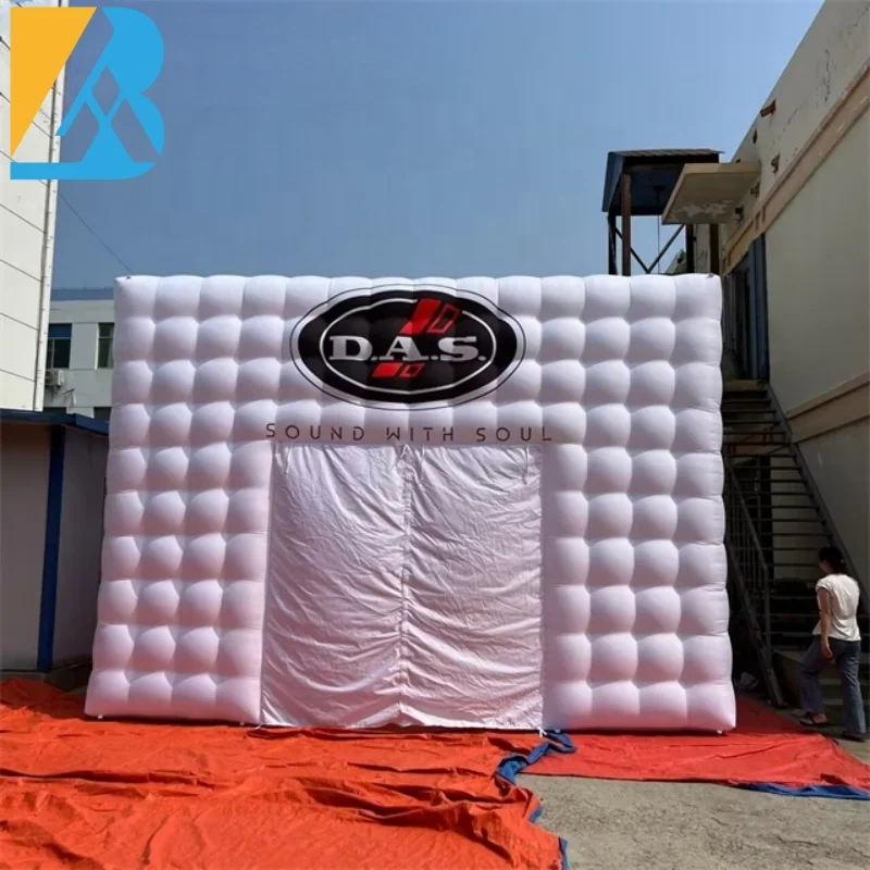 Tenda gonfiabile grande con tetto modello personalizzato per giocattoli per eventi di feste all'aperto