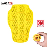 WOSAWE Motorcycle Back Protector Armor CE 2 Level Certification Body Protection Motorbike Motocross Racing Built-in Back Armor