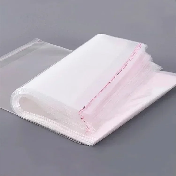 Self Sealing OPP Plastic Transparent Bag Shirt Clothing Dustproof High Definition Waterproof Storage Self-adhesive Package Bags