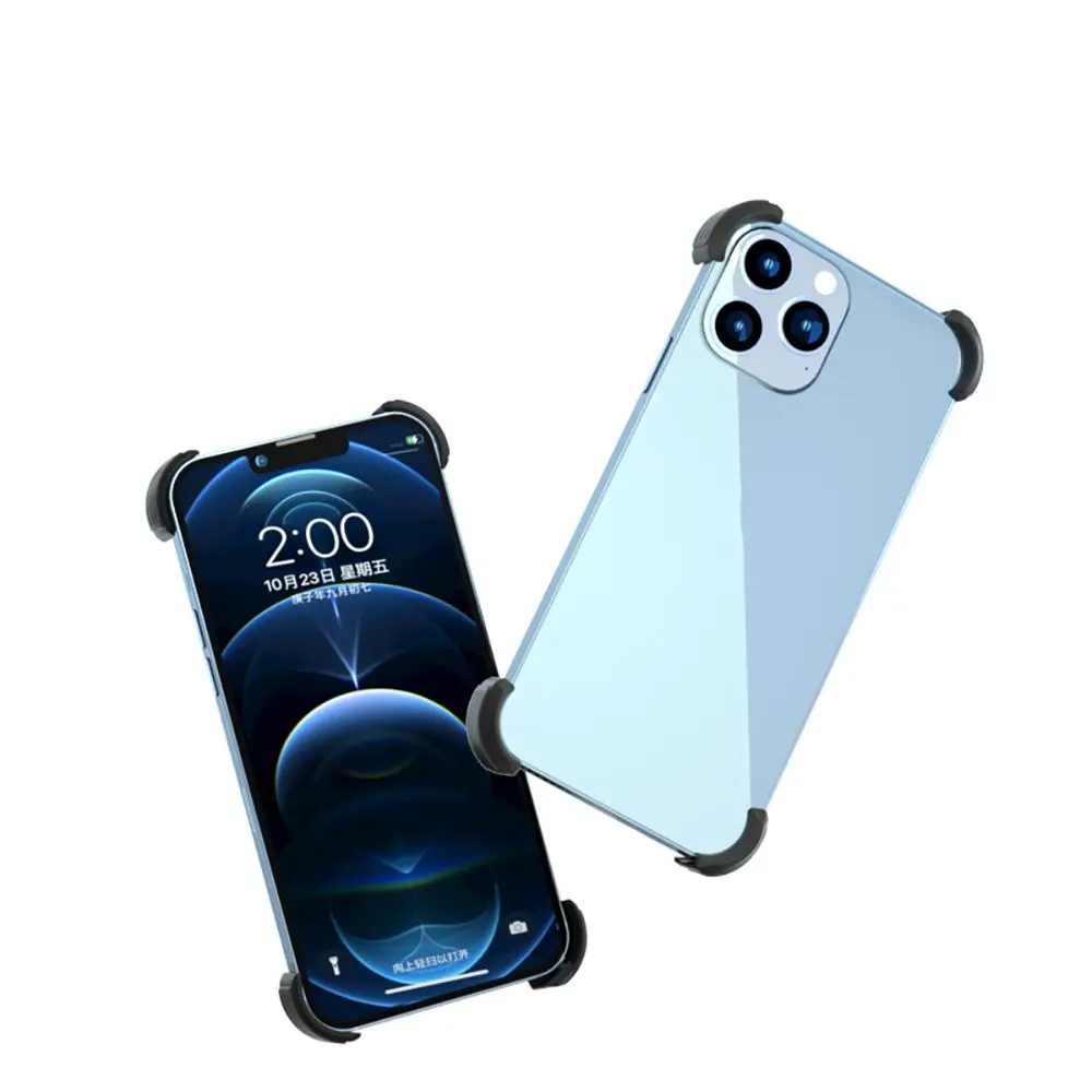 Cover protettiva per angoli anti caduta in Silicone da 4 pezzi per iPhone 13 12 promax Cover protettiva