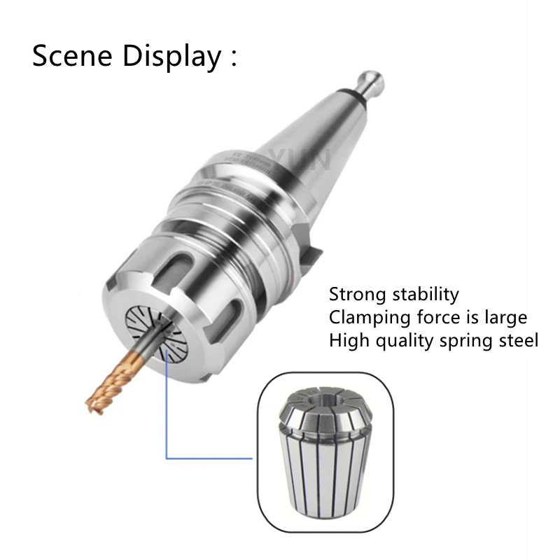 ER Collet 1/8 1/4 1/2 3.175mm 6.35mm 12.7mm High Precision 0.008mm CNC Milling Tool ER8 ER11 ER16 ER20 ER25 ER32