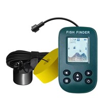 New smart portable Sonar Fish Finders Fishing lure Echo Sounder Fishing Finder Alarm Transducer Lake Sea Fishing Green YD01