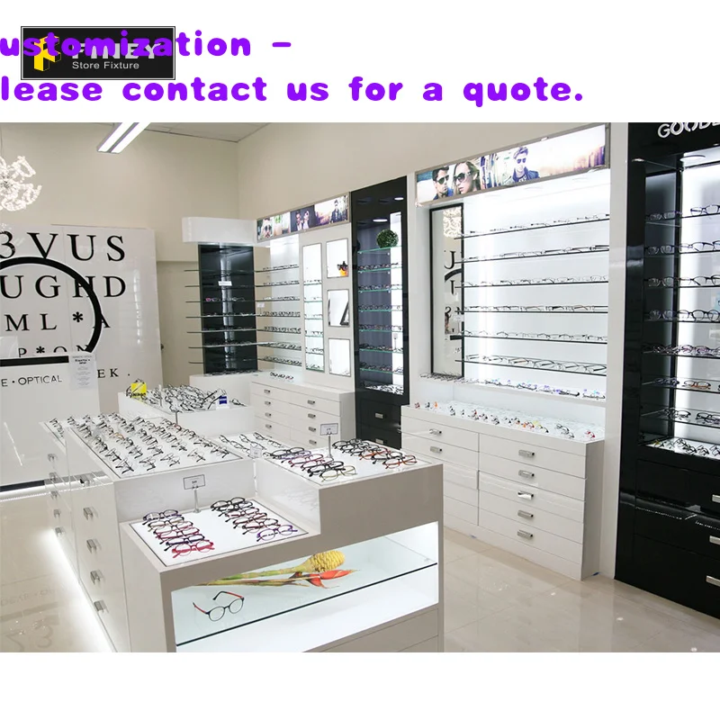 

custom.Factory Price Customized Optical Shop Display Furniture Shop Interior Layout Ideas Eyewear Interior Store Design