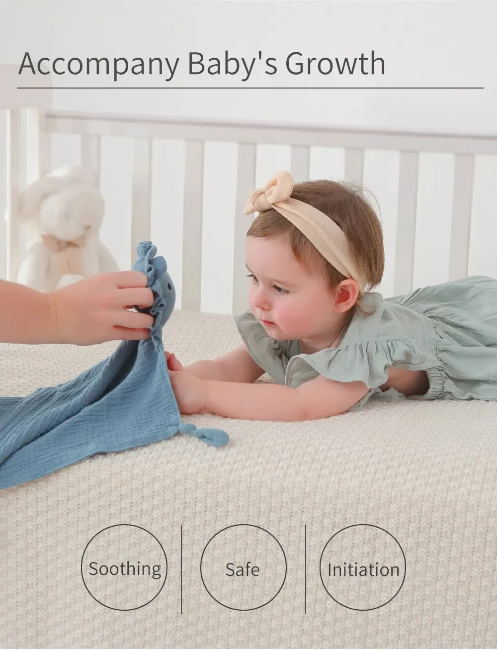 Musselin Baby Komfort Handtuch Baumwolle Tröster Decke Weiche Neugeborene Schlaf Puppen Kinder Mode Schlaf Spielzeug Beruhigen Beschwichtigen Handtuch Lätzchen – Detail 15