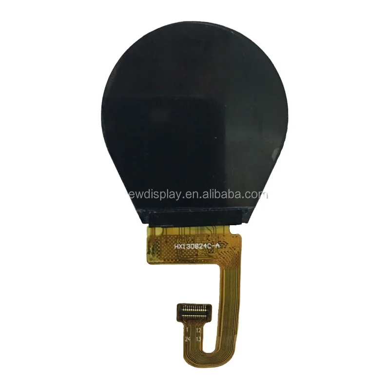 شاشة TFT LCD مستديرة مقاس 1.3 بوصة مقاس 240 × 240 SPC-ND130824C-A مع واجهة SPI
