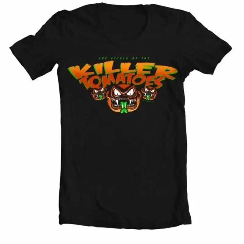 Attack Of The Killer Tomatoes Three Screaming Heads T-Shirt