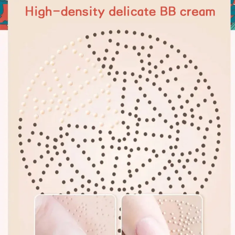 หัวเห็ด Air Cushion CC ครีมรองพื้นแต่งหน้าผิวไวท์เทนนิ่ง Moisturizing Face Base คอนซีลเลอร์