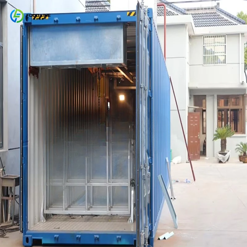 Container Block Ice Machine Industrial Direct Cool Salt Water Plant Motor Gear Engine for Heavy Duty Ice Storage