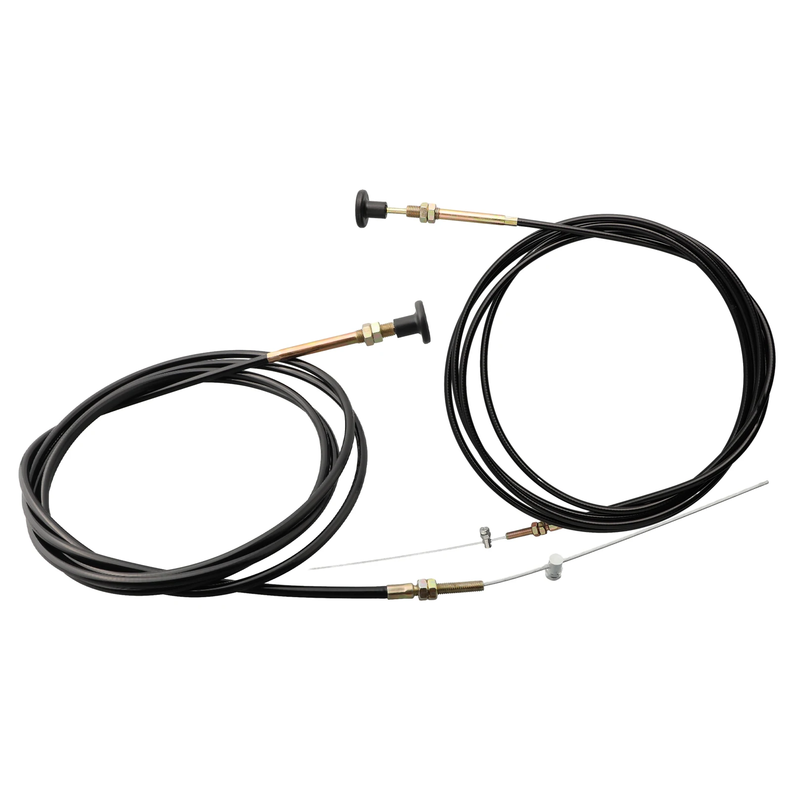 Stop Choke Bowden Cable Wire 2-5m Length Control Bonnet Throttle Engine Fuel For Cars Trucks Vans Engine Flameout Wire Parts