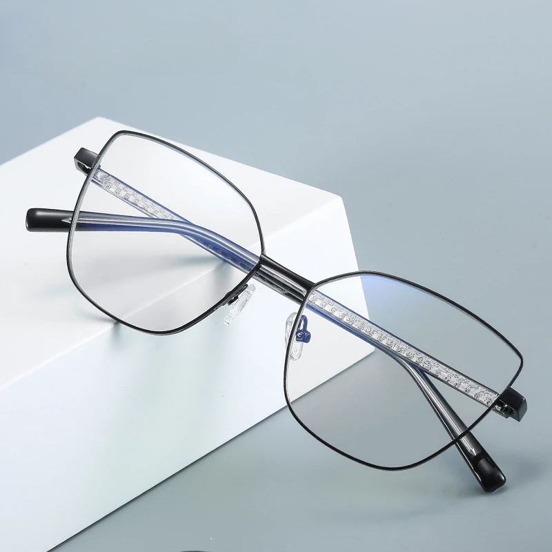 Metal Women Glasses Frame Cat Eye Fashion Women Cat Eye Full Rim Alloy Glasses Frame for Female Eyeglasses Optical Spectacles