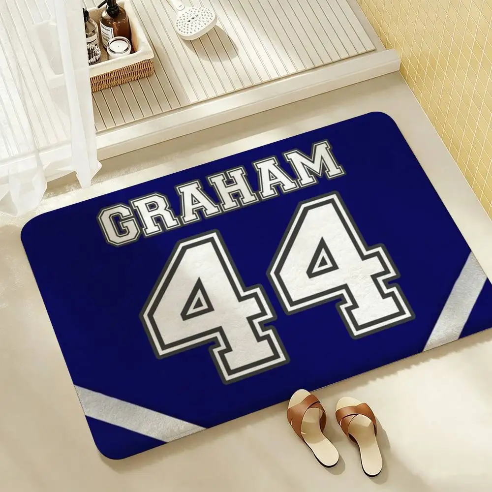 Garrett Graham  Shower Room Absorbent Small Floor Mat Soft Comfortable Decorative Foot Mat