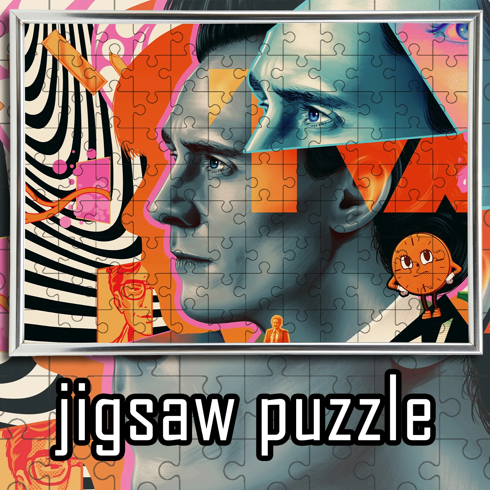 

Тематический пазл Marvel Loki Odinson, 108/200/300/500/1000 элементов, деревянная напольная игра-головоломка, украшение для дома, подарок