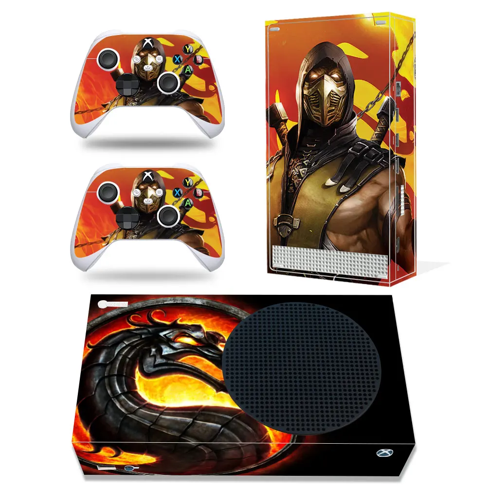 MORTAL KOMBAT Style Xbox Series S Skin Sticker for Console & 2 Controllers Decal Vinyl Protective Skins Style 2