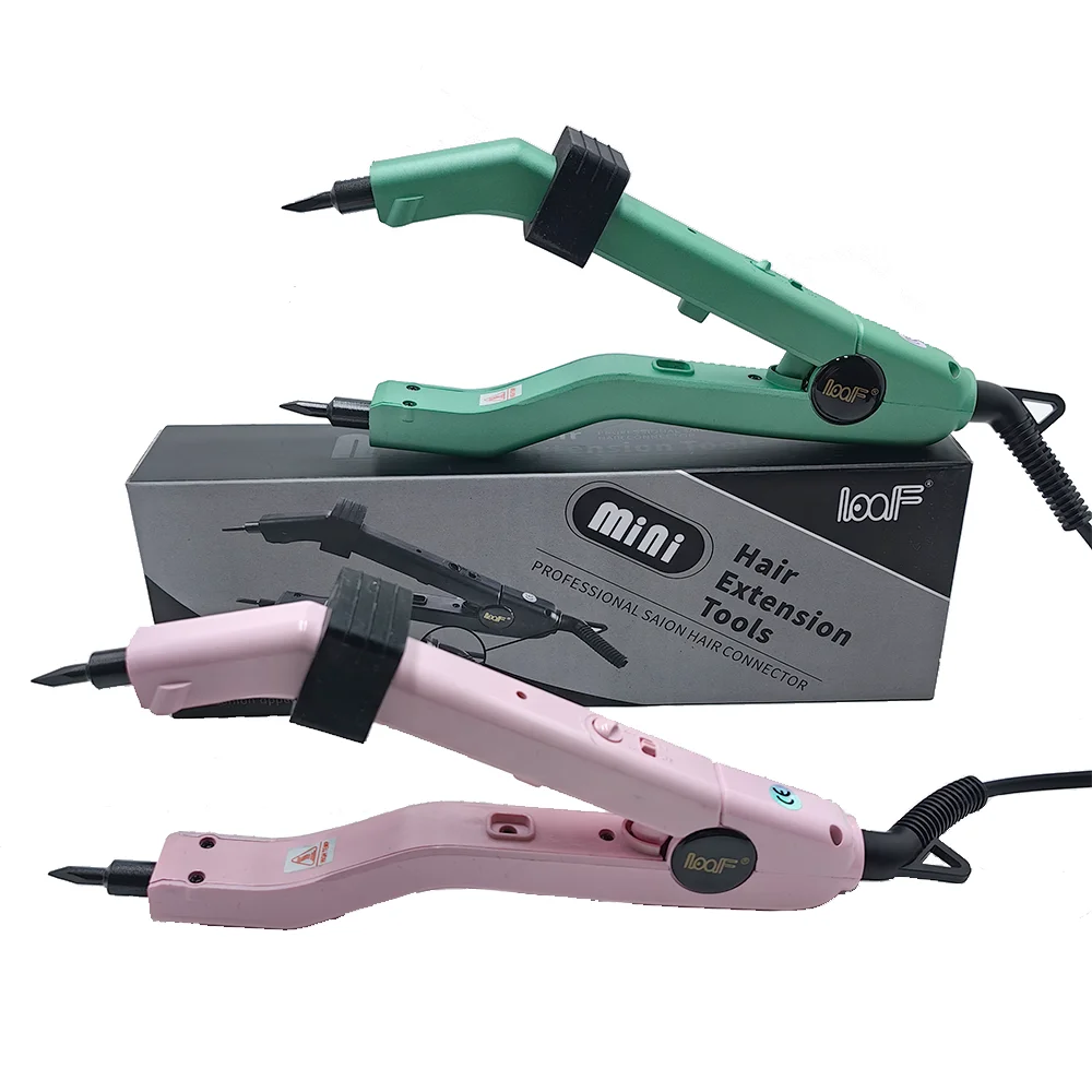 

2024 New Adjustable Temperature 200℃ Hair Connectors Keratin Bonding Heat Iron Hair Extension Mini Heating Tip Tools