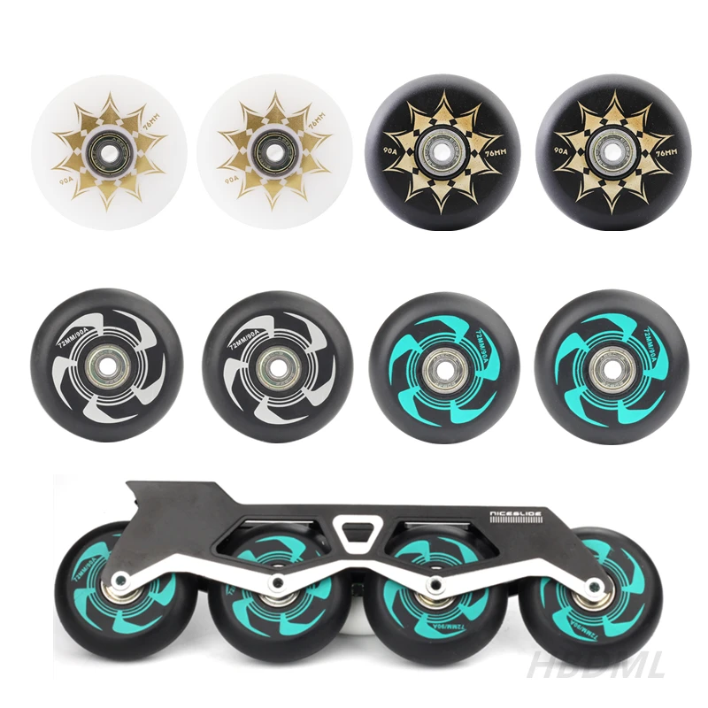 

Колеса для роликовых коньков, 4 шт., роликовые коньки, рок, необычные колеса, 62 мм, 64 мм, 68 мм, 70 мм, 72 мм, 76 мм, 80 мм, шины из искусственной кожи, подшипник 83A/85A/90A