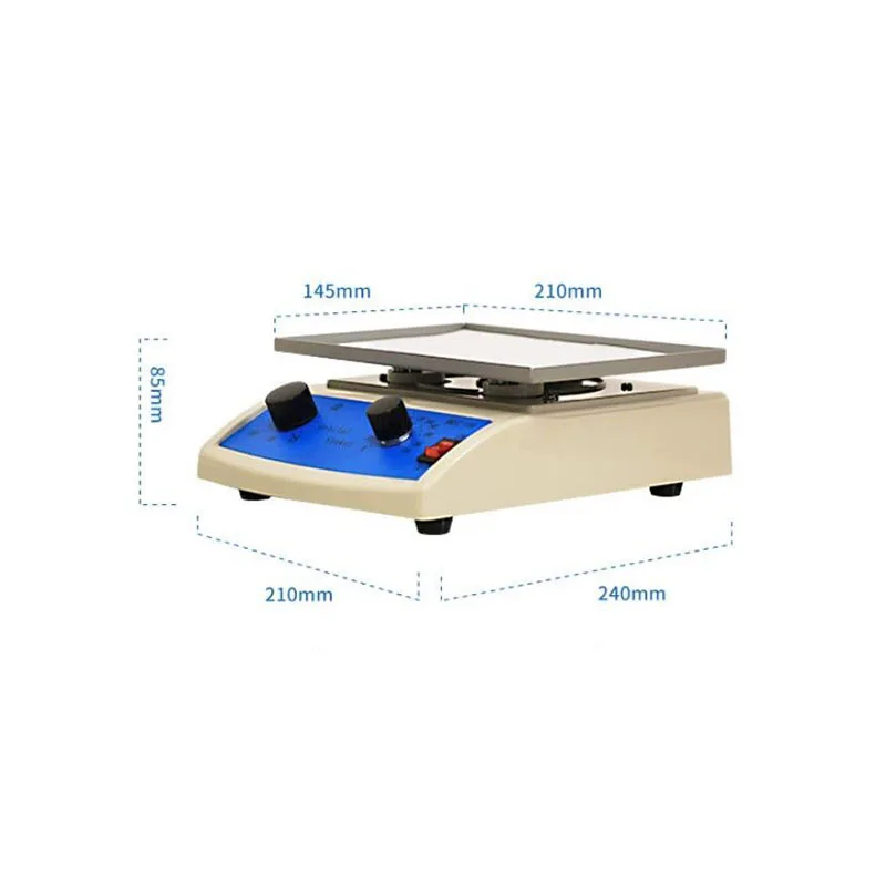 NMYC-100 Laboratory Rotary Oscillator RPR Mixer Lab Orbital Rotator Shaker Orbital Oscillator 210RPM Adjustable Speed Oscillator