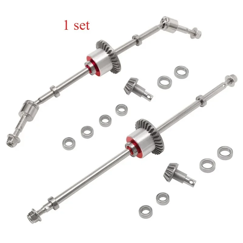 

Metal Front and Rear Axle Accessories Full Vehicle Bearings For MN Model 1/12 MN128 MN86 G500 RC Car Upgrade accessories