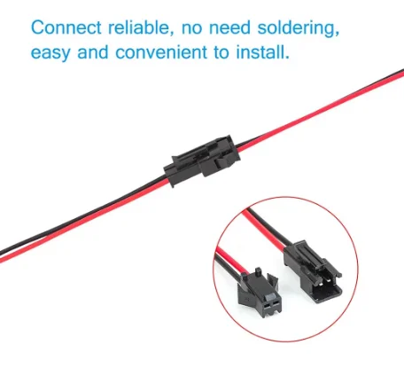 10Pairs Male to Female Plug Terminal Wire Connector SM Terminal Line LED Downlight Ceiling Lamp
