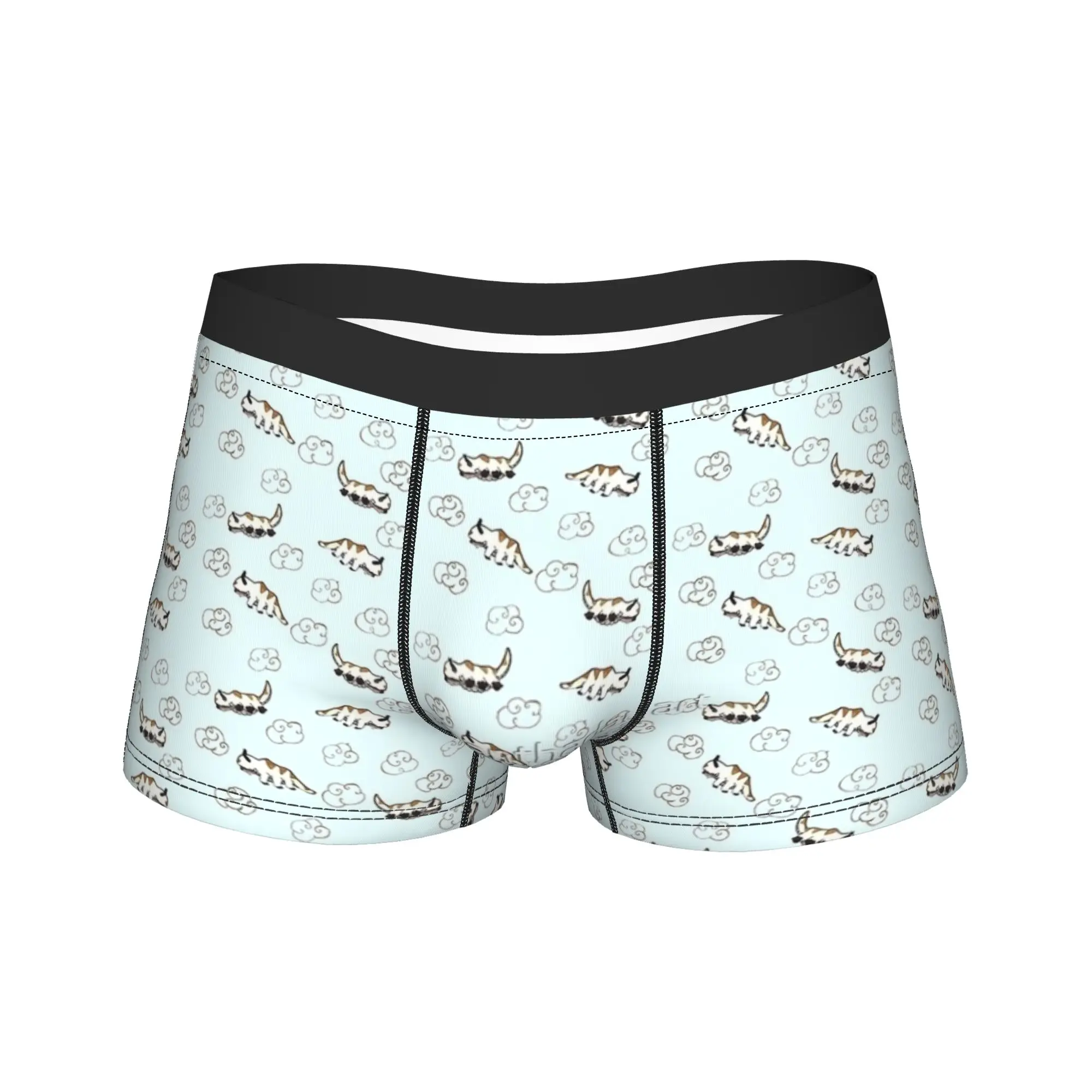 Happy Appa Avatars Airbender Trunk  Pouch Underwear Hot Sale Pattern Shorts Briefs Elastic Men Panties Big Size