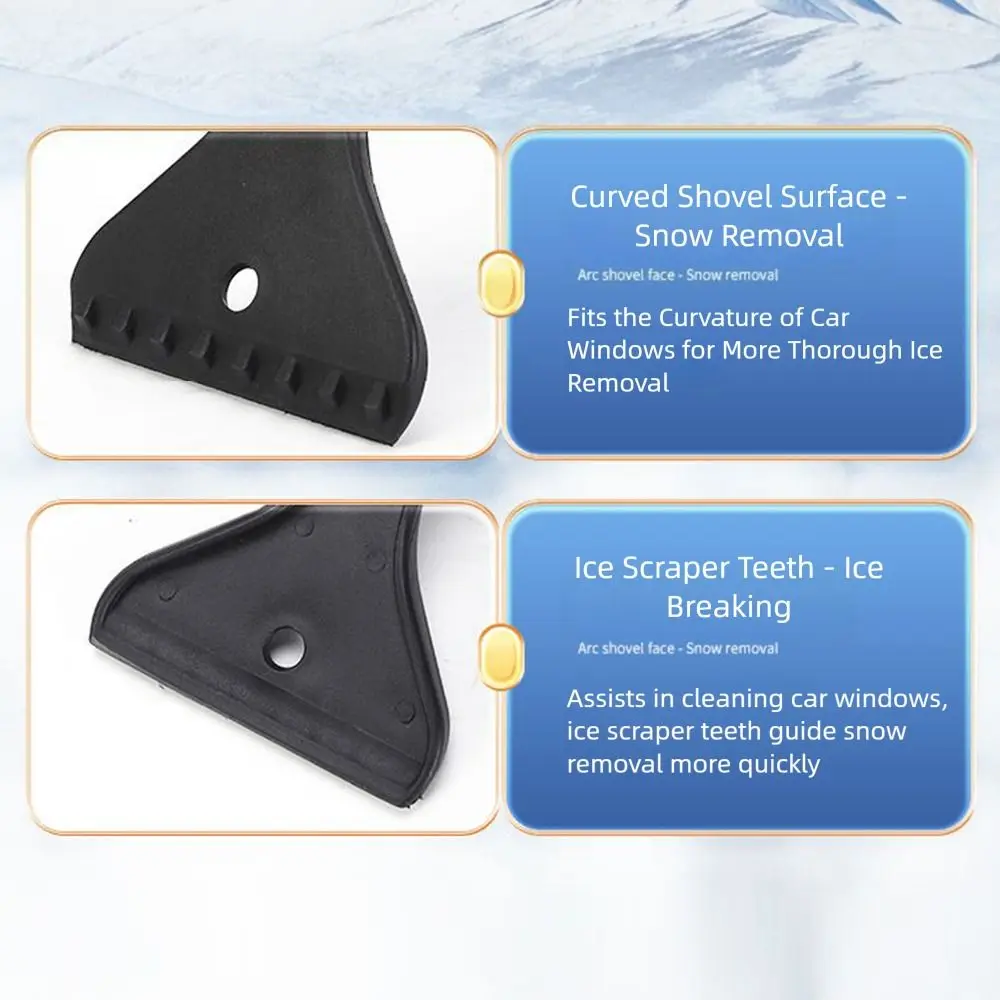 

Новая многофункциональная щетка для уборки снега, инструмент для очистки автомобиля от снега с длинной ручкой, не повреждающий кузов, скребок для снега.