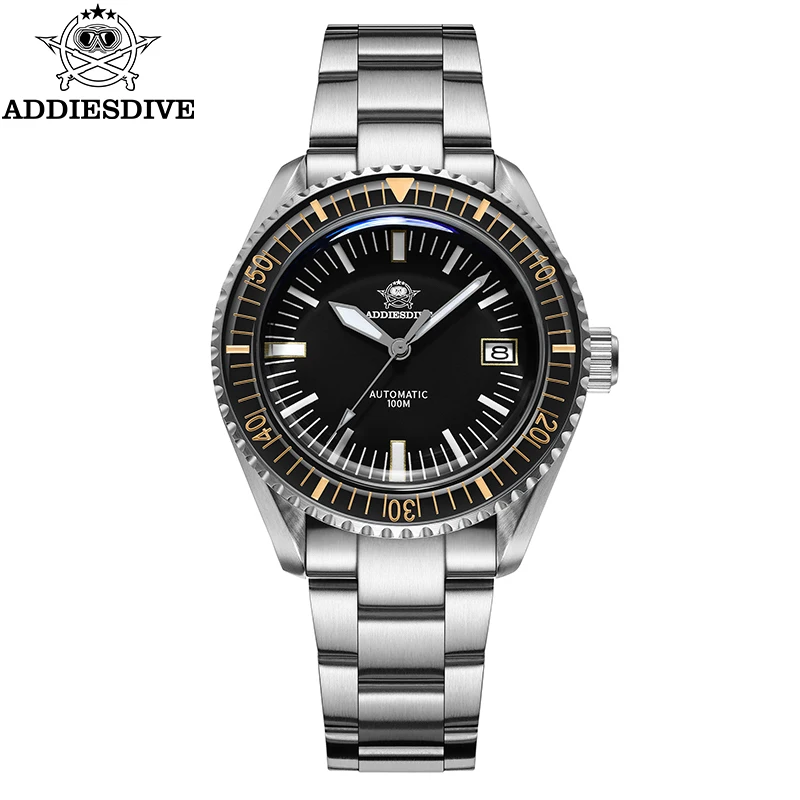 

ADDIESDIVE NEW Mens Luxury Watches BGW9 Luminous Sapphire Crystal 100M Waterproof Reloj Hombre Automatic Mechanical AD2058 Watch