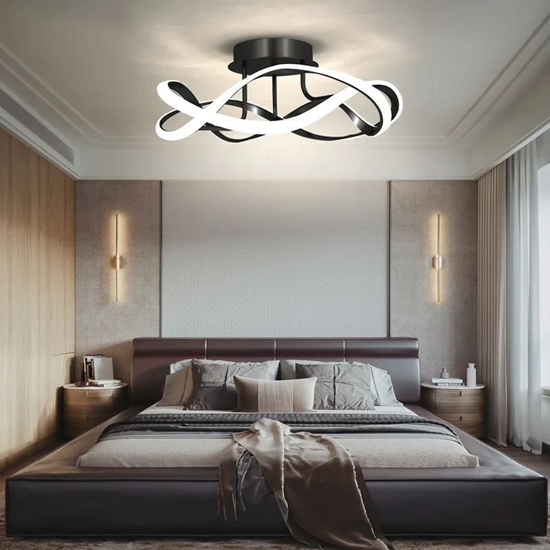 Modern LED Ceiling Lamps for Living Dining Room Corridor Bedroom Birdcage Ceiling Chandeliers Indoor Home Decor Lighting Fixture