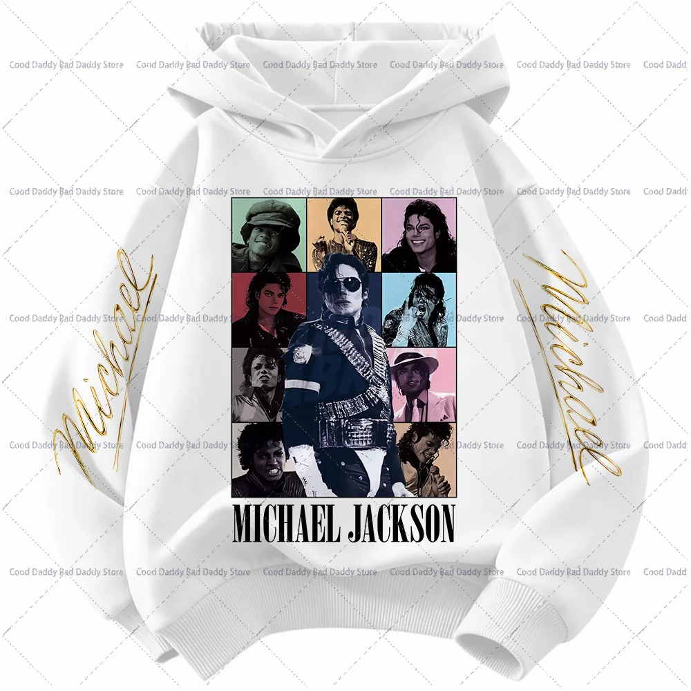 Kinder Langarm-Oberteile Herbstkleidung King of Pop MJ Lässige Hoodies Michael Jackson Mode Kapuzenpullover Geburtstagsgeschenke – Detail 10